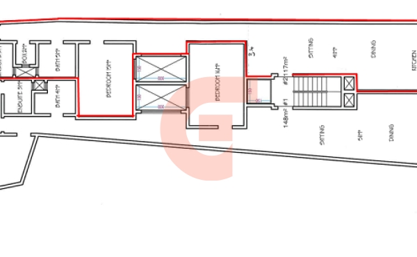 2 Bedroom Apartment 1st Floor