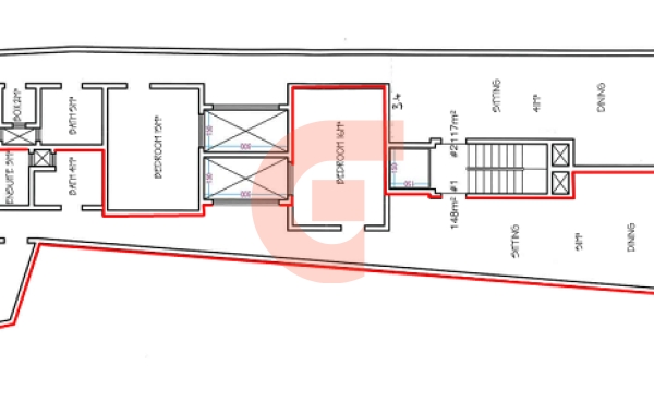 2 Bedroom Apartment 1st Floor