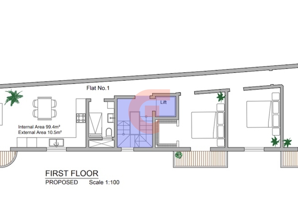 Apt No.1 _ First Floor Apt No.1 _ First Floor