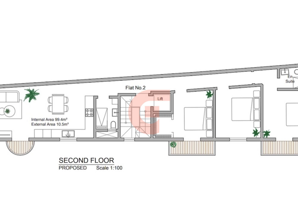 Apt No.2 _ Second Floor Apt No.2 _ Second Floor